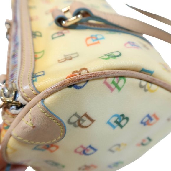 DOONEY & BOURKE Y2K Rainbow Signature Logo Monogram Medium Satchel Handbag - Picture 9 of 15